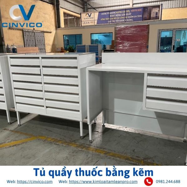 Tủ quầy thuốc bằng kẽm