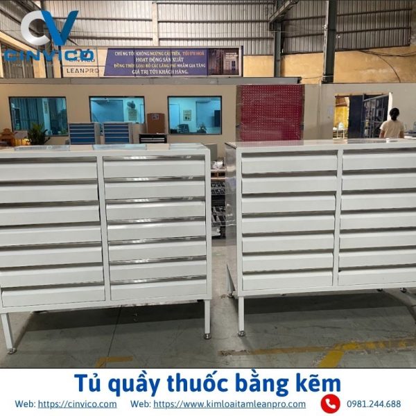 Tủ quầy thuốc bằng kẽm