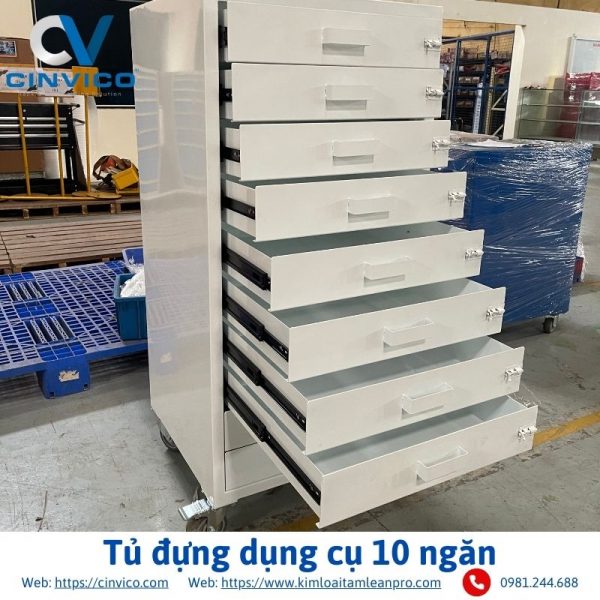 Tủ đựng dụng cụ 10 ngăn