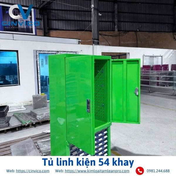 Tủ linh kiện 54 khay