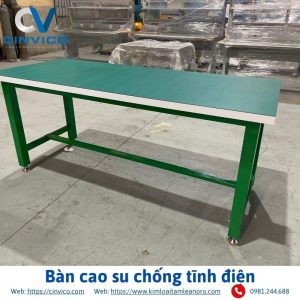 Bàn cao su chống tĩnh điện