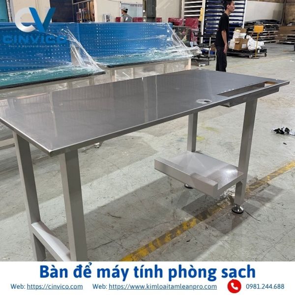Bàn để máy tính phòng sạch - Ảnh 6