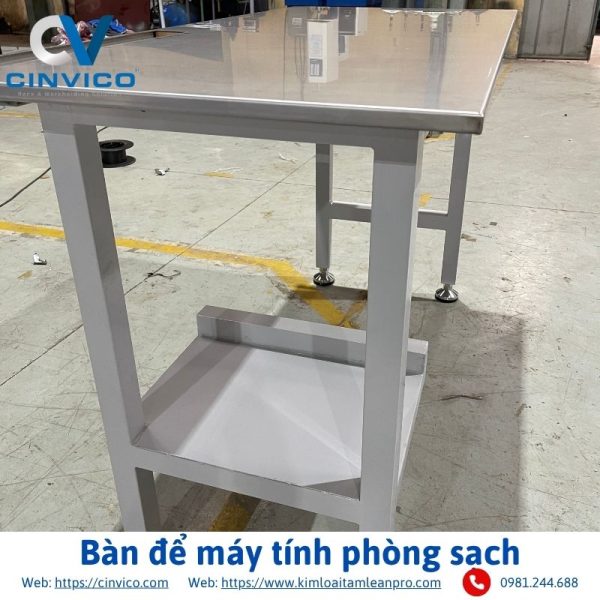 Bàn để máy tính phòng sạch