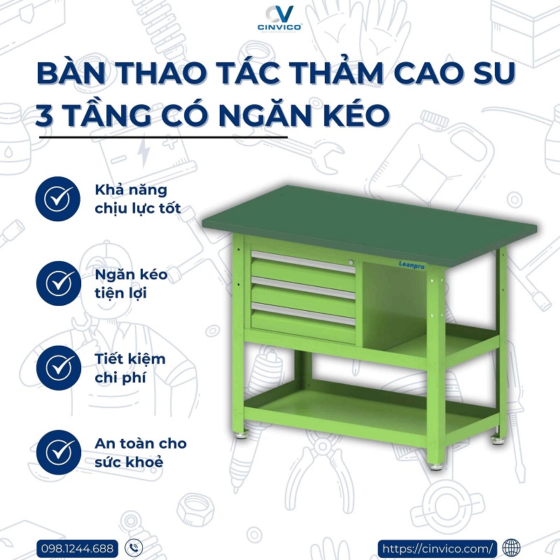Bàn thao tác cơ khí là gì? Cấu tạo, ưu điểm và ứng dụng - Hình 5 Bàn thao tác cơ khí là gì? Cấu tạo, ưu điểm và ứng dụng - Hình 5