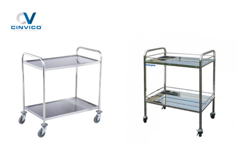 Hướng dẫn cách sử dụng xe đẩy hàng 2 tầng an toàn & hiệu quả - Hình 1