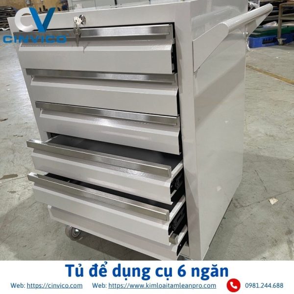 Tủ để dụng cụ 6 ngăn