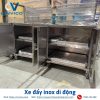 Xe đẩy inox di động
