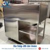Xe hấp đồ ăn inox