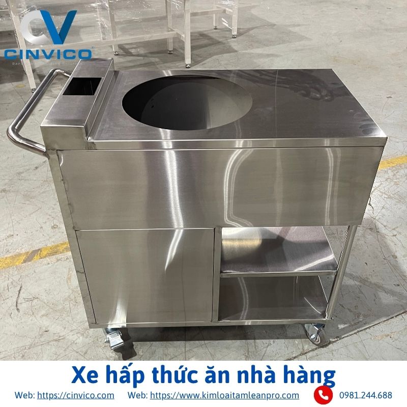 Xe hấp thức ăn nhà hàng