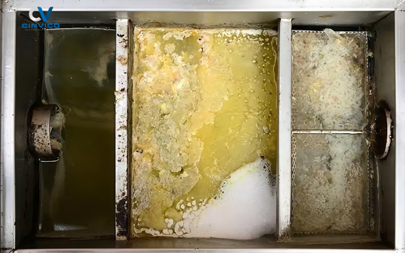 Cách thức hoạt động của bể tách mỡ