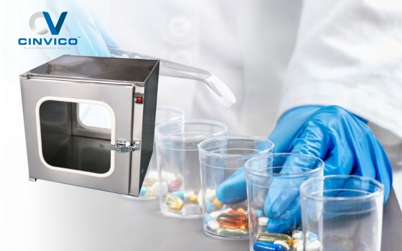 Kích thước passbox phù hợp với ngành dược