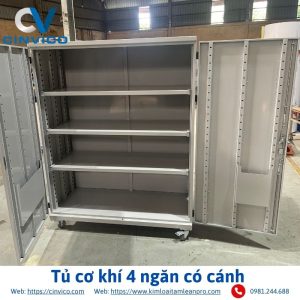 Tủ cơ khí 4 ngăn có cánh