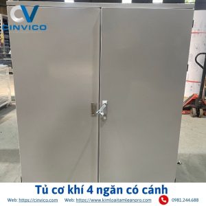 Tủ cơ khí 4 ngăn có cánh