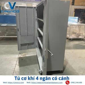 Tủ cơ khí 4 ngăn có cánh