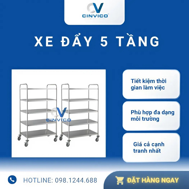 Xe đẩy dụng cụ là gì? Hướng dẫn chọn loại xe đẩy dụng cụ phù hợp - Hình 4