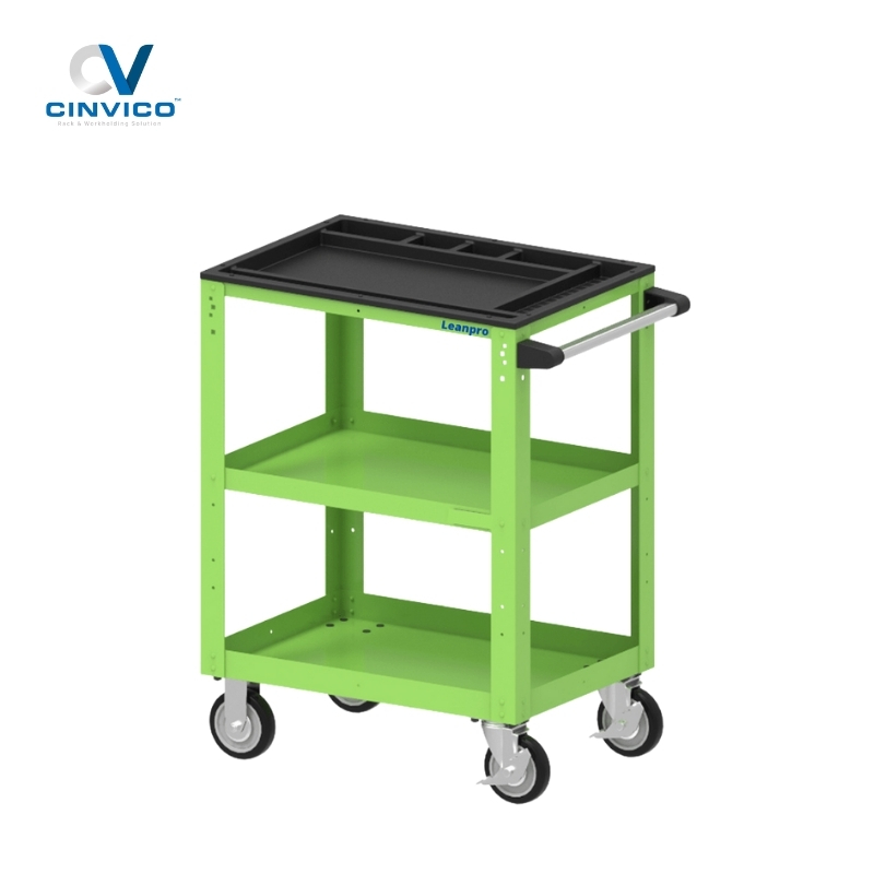 Xe đẩy tầng inox nhựa