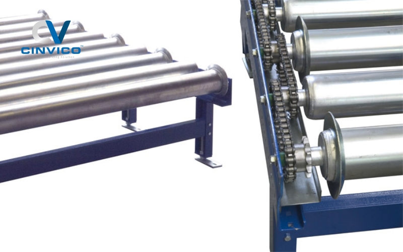 Lưu ý khi sử dụng băng tải con lăn xích