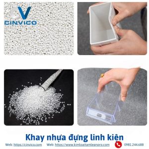 Khay nhựa đựng linh kiện