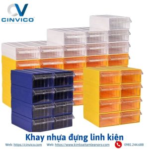 Khay nhựa đựng linh kiện