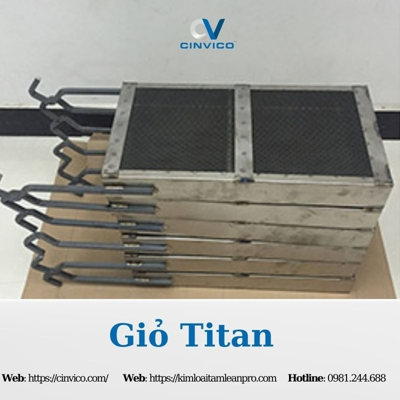Giỏ titan chính hãng Cinvico