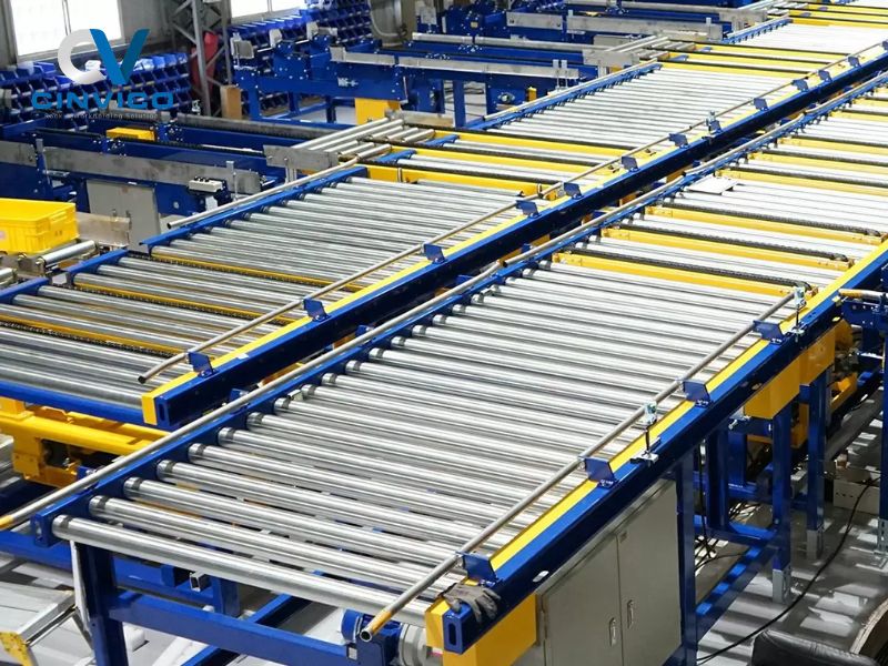 Lưu ý khi sử dụng băng tải con lăn xếp