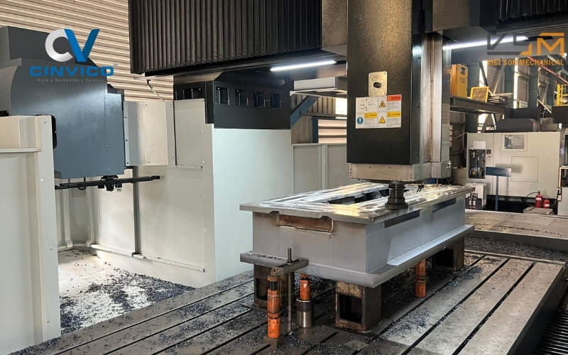 Ứng dụng thực tế của gia công khung máy CNC trong công nghiệp