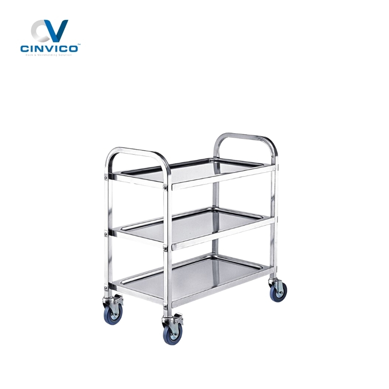 Nhược điểm khi sử dụng xe đẩy hàng inox