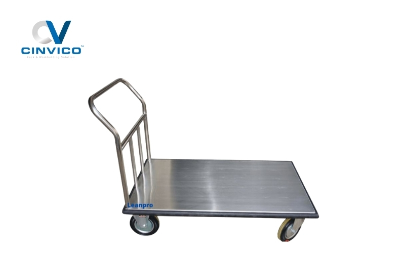 Cấu tạo cơ bản của xe đẩy hàng 4 bánh