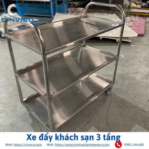 Xe đẩy khách sạn 3 tầng