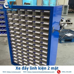 Xe đẩy linh kiện 2 mặt
