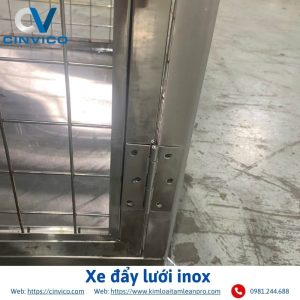 Xe đẩy lưới inox