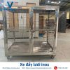 Xe đẩy lưới inox