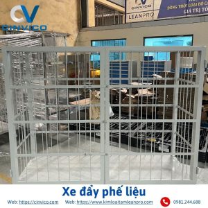 Xe đẩy phế liệu