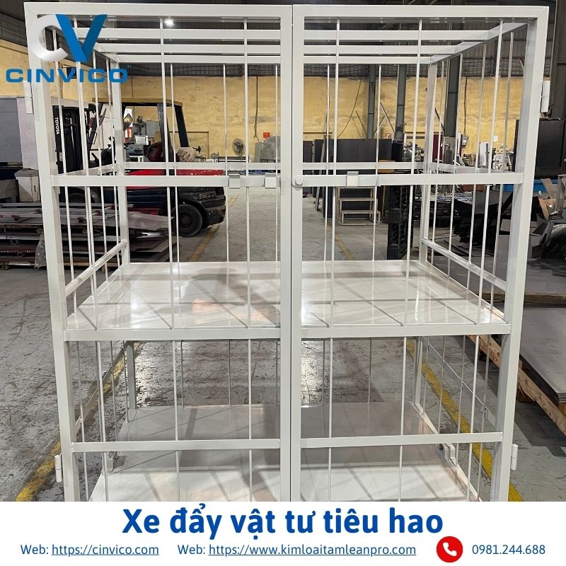 Xe đẩy vật tư tiêu hao