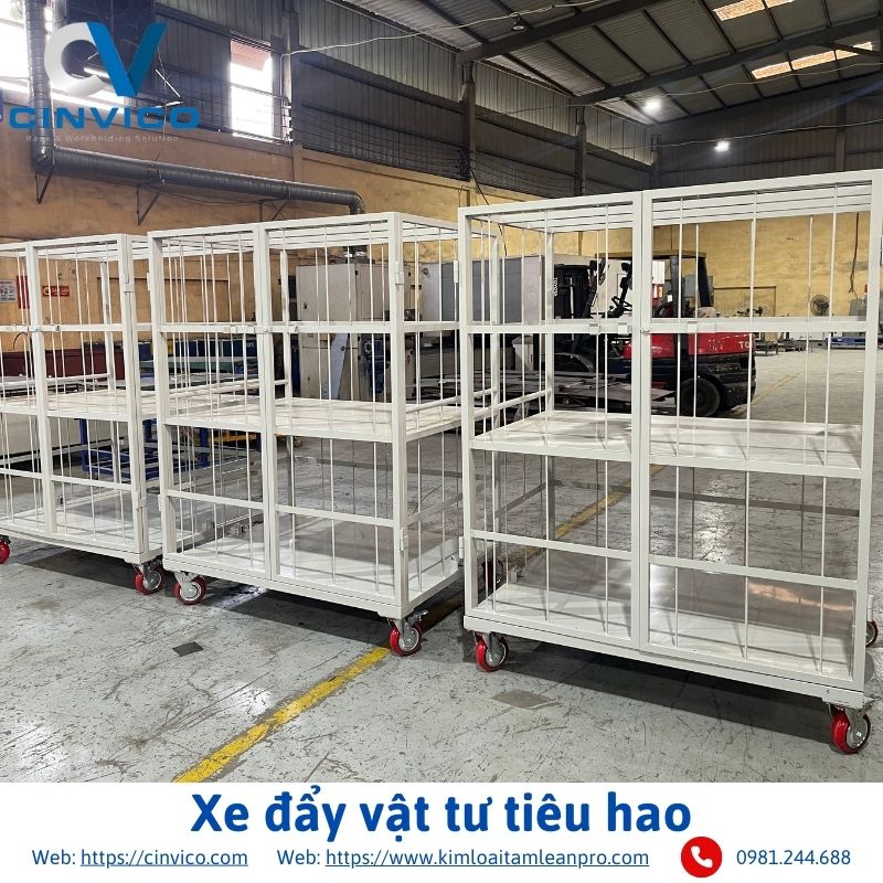 Xe đẩy vật tư tiêu hao