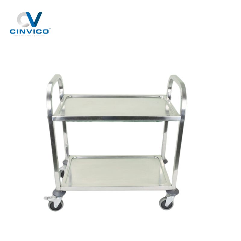 Xe đẩy hàng 4 bánh tải trọng 150-1000kg cho xưởng sản xuất, kho hàng, nhà máy. Cinvico hướng dẫn chọn loại phù hợp theo ngành, ngân sách & tiêu chuẩn 5S.